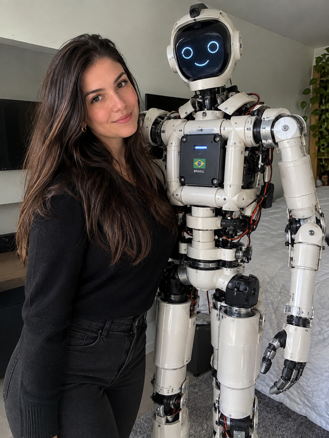 Estrutura do robô humanoide RoboVille